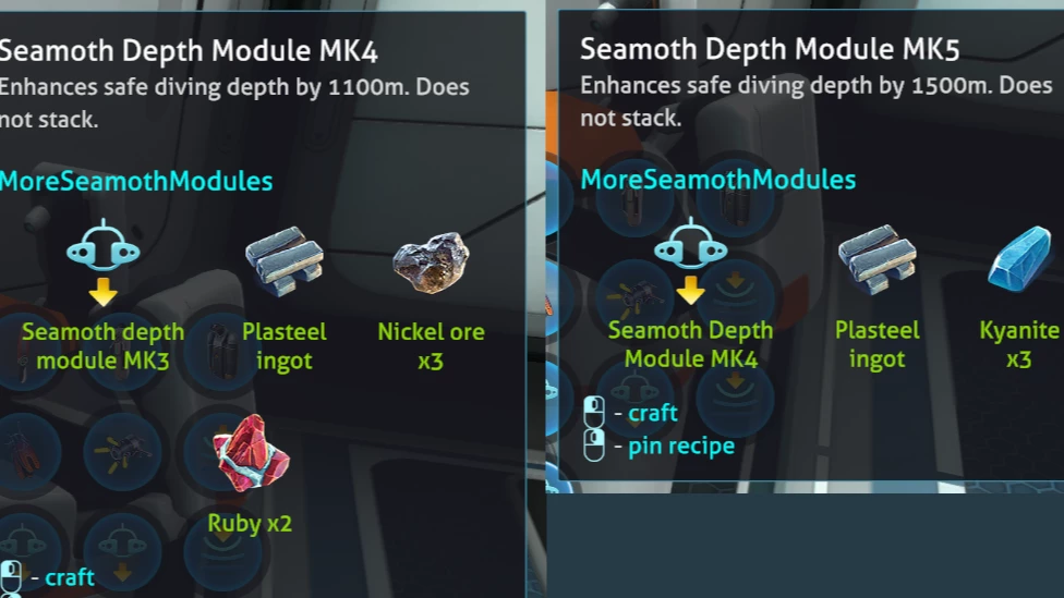 More Seamoth Modules | Submodica